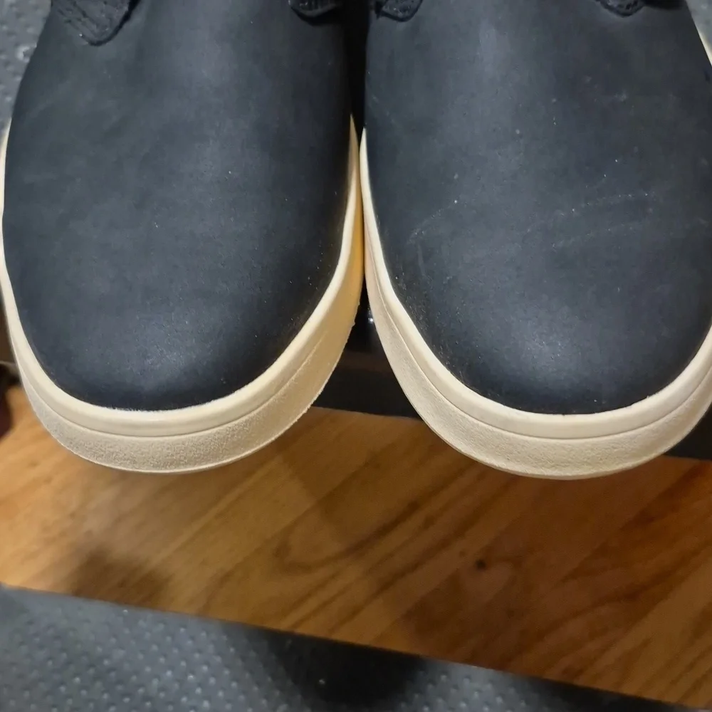 IZOD Men's PALMER Chukka Boots Black Casual Shoes Size 12